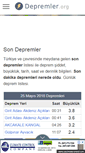 Mobile Screenshot of depremler.org