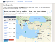 Tablet Screenshot of depremler.org